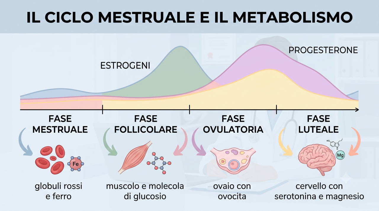 Cycle syncing: adattare l’alimentazione alle fasi del ciclo mestruale
